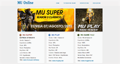 Desktop Screenshot of muonlineservers.com.br